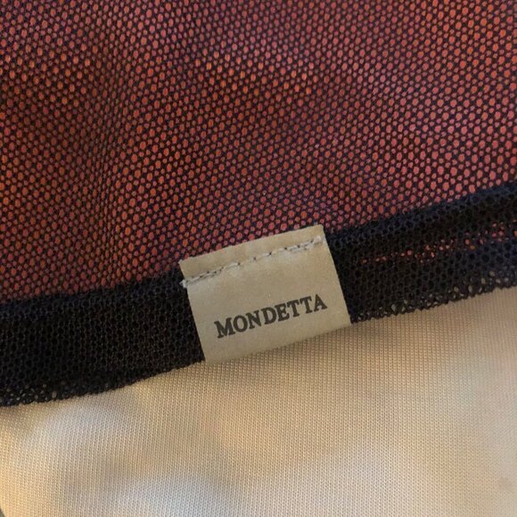 Women's Mondetta Athletic Skort Orange with Black Mesh Overlay Size Small - Picture 3 of 8